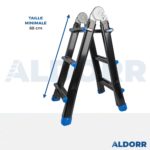 4x3 ALDORR Professional - Échelle telescopique pliable 2,80 m