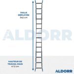 4x4 ALDORR Professional - Échelle telescopique pliable 3,42 m