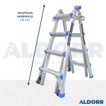 4x4 ALDORR Professional Plus - Échelle telescopique pliable 4,10 m