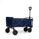 Charrette électrique – XL – Pliable – 255 L – Bleu