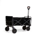Charrette électrique – XL – Pliable – 255 L – Noir