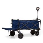 Charrette électrique – XL – Pliable – 255 L – Bleu