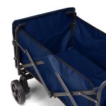 Charrette électrique – XL – Pliable – 255 L – Bleu