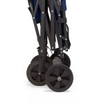 Charrette électrique – XL – Pliable – 255 L – Bleu