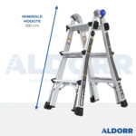 4×3 ALDORR Max – Échelle telescopique pliable 3,30 m