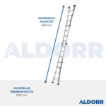 4×4 ALDORR Max – Échelle telescopique pliable 4,50 m