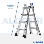 4×4 ALDORR Max – Échelle telescopique pliable 4,50 m