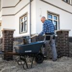 ALDORR Brouette - 170 litres - Polyester - 1 Pneu gonflable