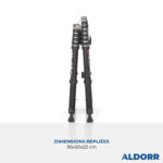 Échelle télescopiques pliantes 1,80 + 2,40 Meter - ALDORR Professional