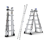 4×5 ALDORR Professional – Échelle telescopique pliable 5,70 m