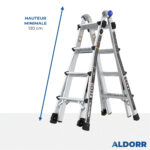 4×4 ALDORR Professional – Échelle telescopique pliable 4,50 m